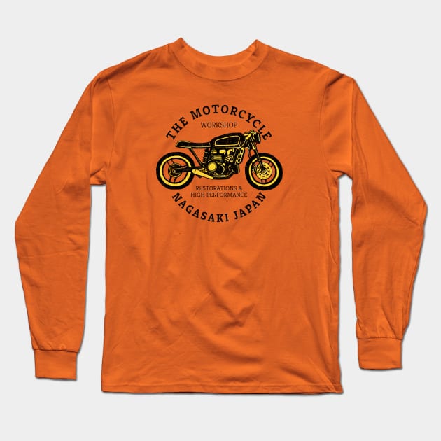 The Motorcycle Workshop Long Sleeve T-Shirt by Siegeworks